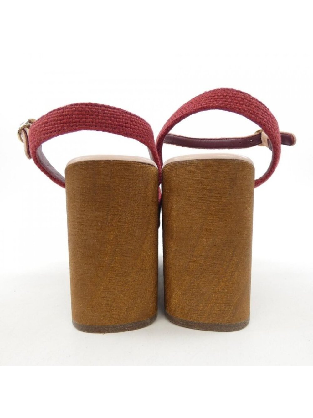 Chanel Sandals Red 37 - Picture 5 of 6